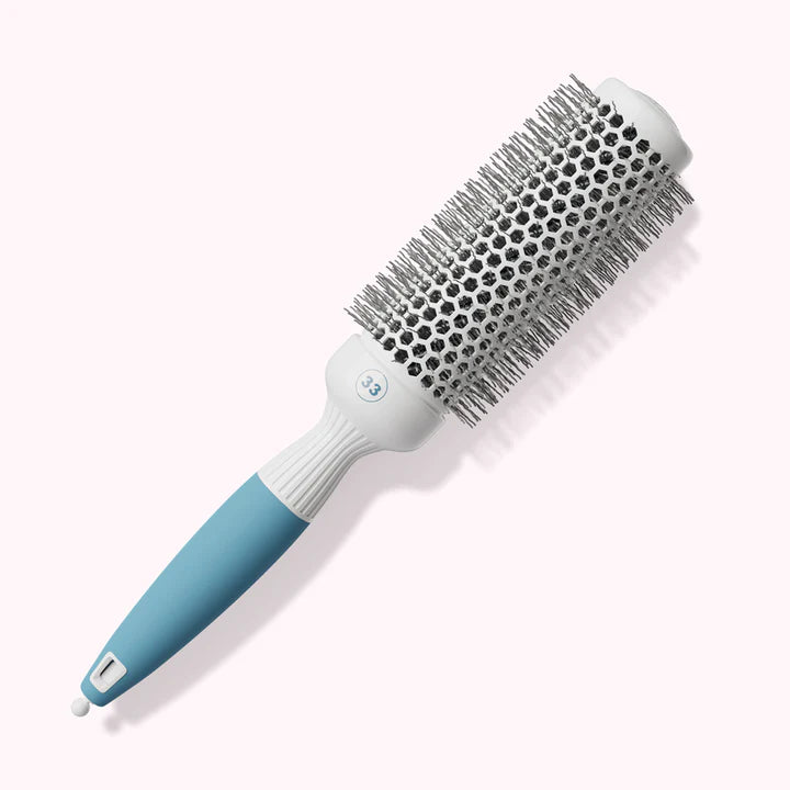 Ceramic round brush sales for fine hair