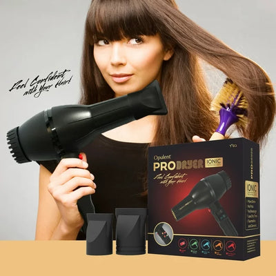 Opulent Care Professional Hair Dryer Ionic Ceramic and Tourmaline Blow Dryer