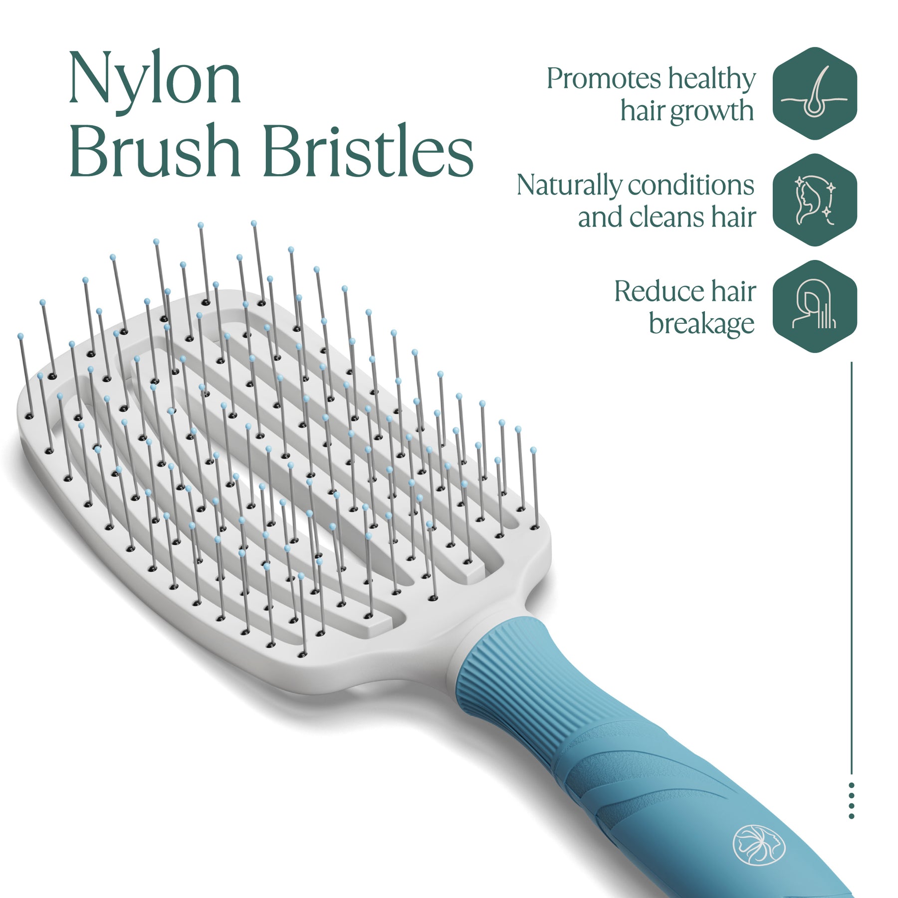 Mineral Infused Detangling Nylon Brush – Osensia